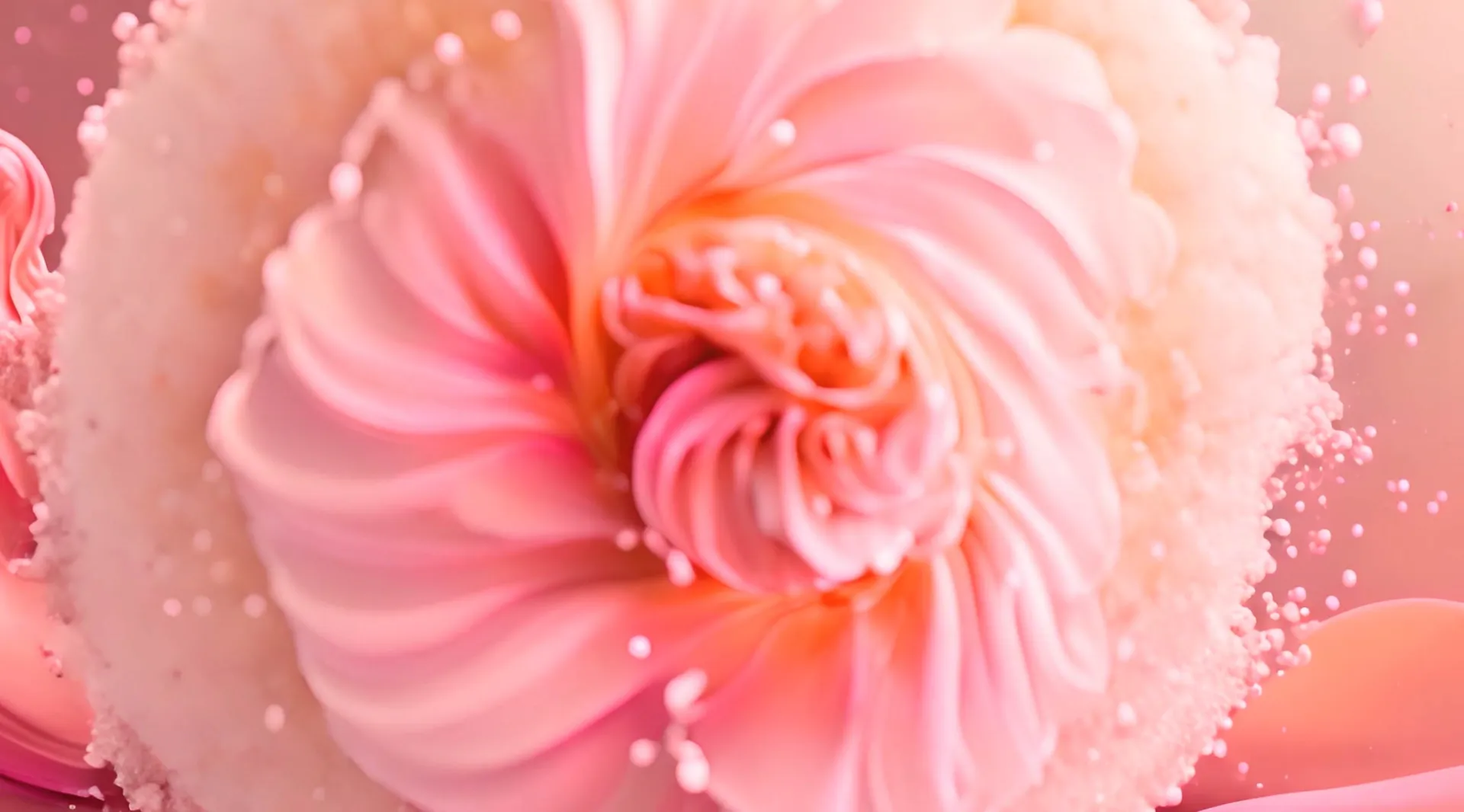 Petal Whirl Soft Pink Abstract Design Video